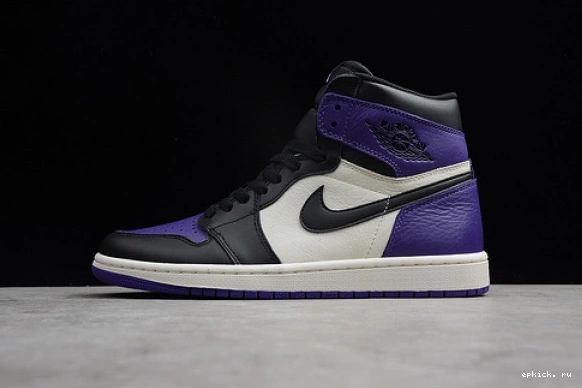 EP 555088-501 'Court Air Purple' 1 Jordan High Retro OG 555088-501 0319